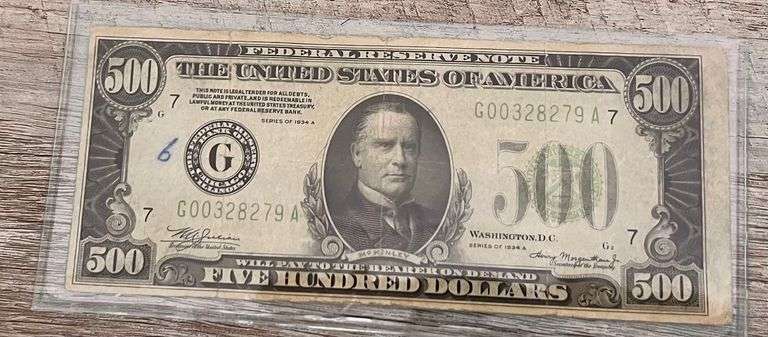 Very rare and collectable 500 Federal Reserve Note