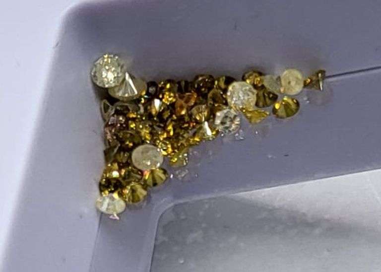 Wow!  1.66 irradiated yellow diamonds