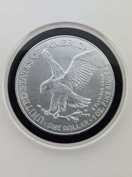 2025 American Silver Eagle In Capsule, UNC