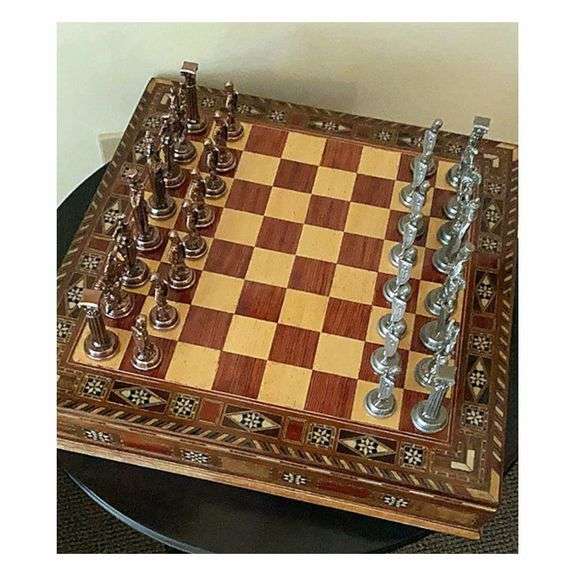 Handmade Egyptian Pharaoh Chess Set