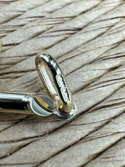 10k Yellow Gold Christian Cross Tube Design Pendant Charm