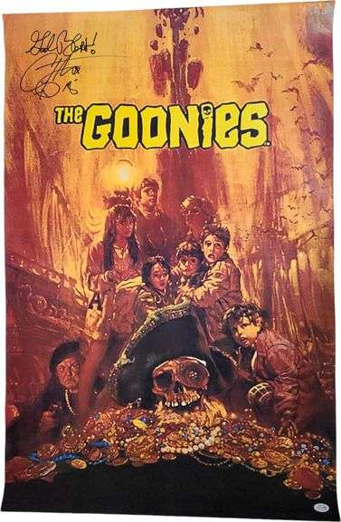 Corey Feldman The Goonies Autographed Framed 24x36 Poster ACOA Exact Proof