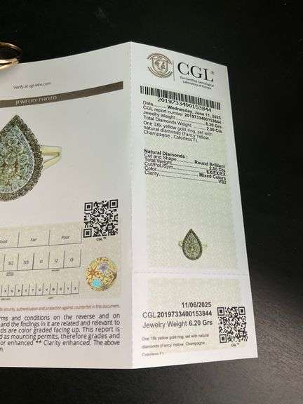 CERTIFIED 18K ROSE GOLD DIAMOND RING