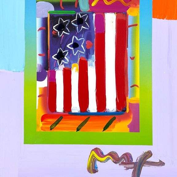 Flag by Peter Max
