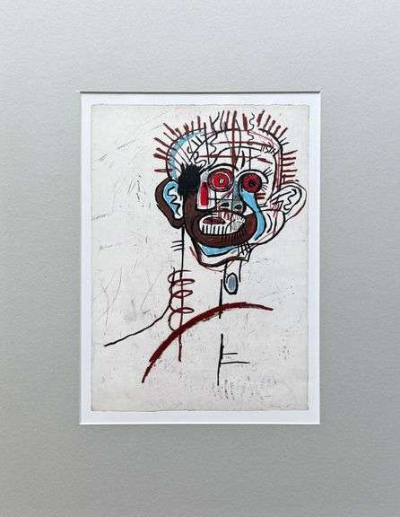 Colorful Jean-Michel Basquiat From 'Symbols and Signs'