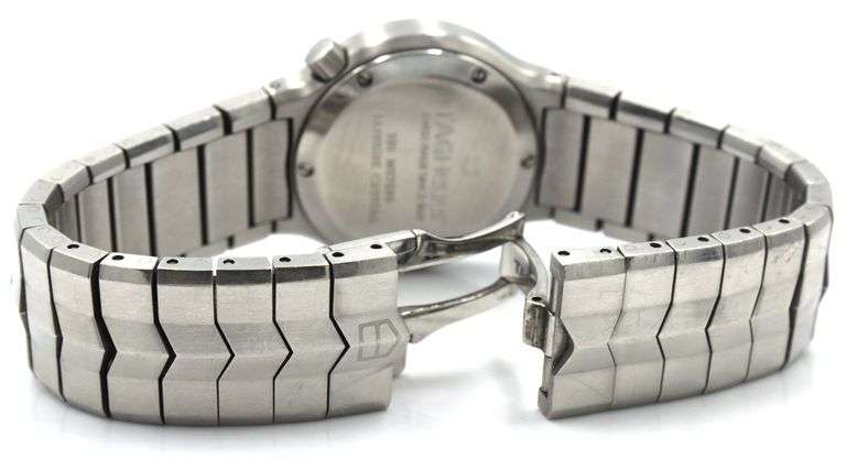 Tag Heuer alter Ego quartz mother of pearl dial watch