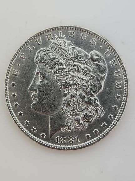 1881 O Morgan Silver Dollar