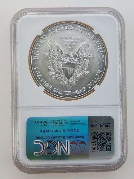 2003 American Silver Eagle, NGC MS69