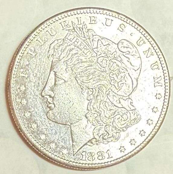 1881 S Frosty BU Morgan Dollar