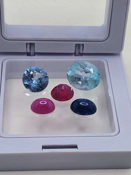 Collection of very fine Ruby, Sapphire, Topaz 15.05 CTTW