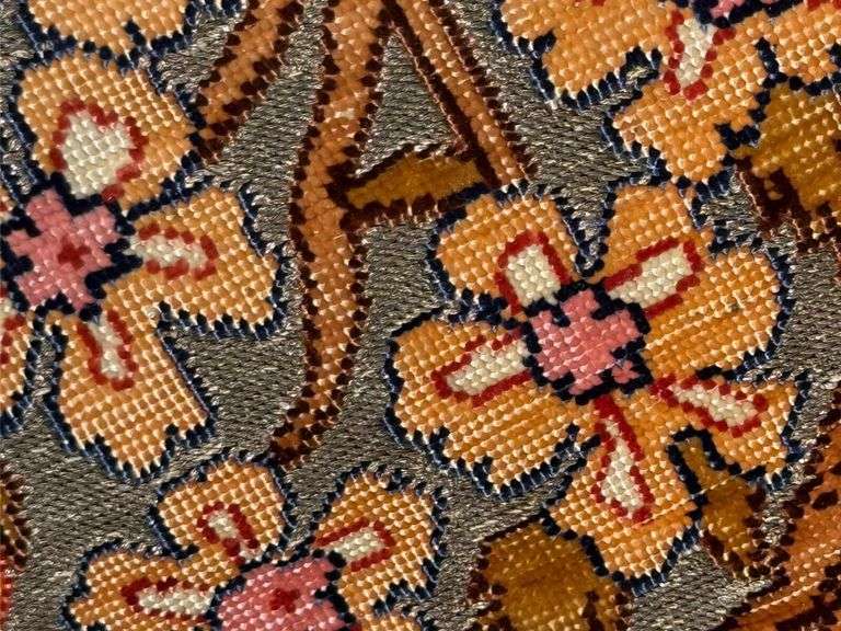 Vintage Silk & Gold Hereke Rug 2.1x3.4