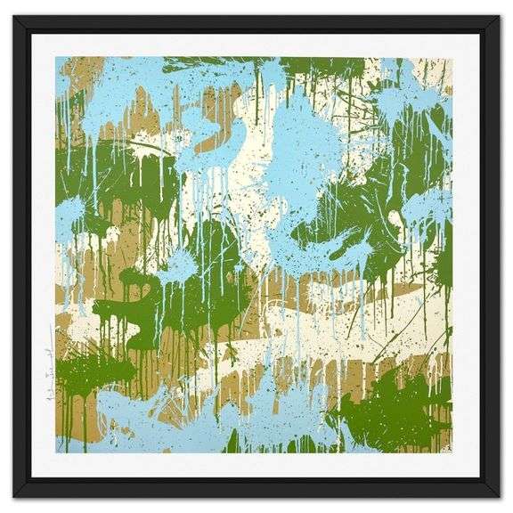 Camo Splash H by Mr Brainwash,
