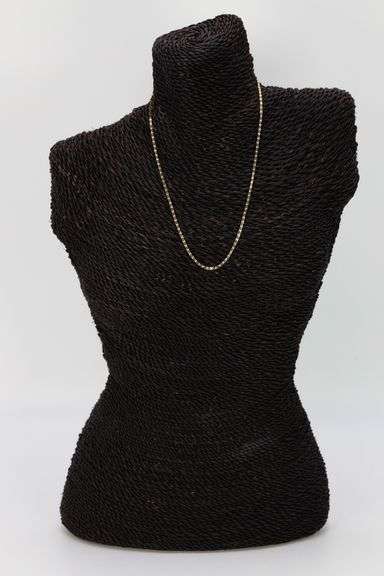 10k Gold Rose White Yellow Tri Color Solid Valentino Diamond-Cut Star Link Chain 2mm Necklace 20"