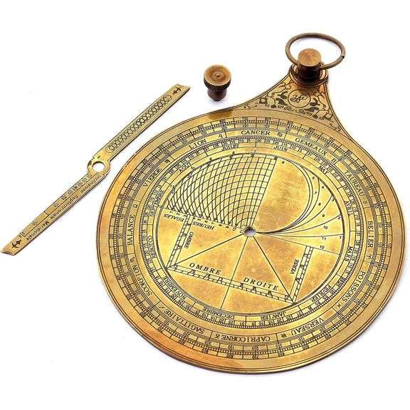 Brass Astrolabe French Rashi Reproduction