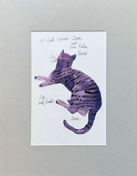Andy Warhol, From '25 Cats Name Sam and One Blue Pussy' Suite