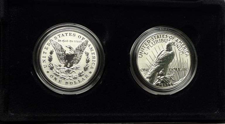 2023 Reverse Proof Morgan Peace Two Coin Set