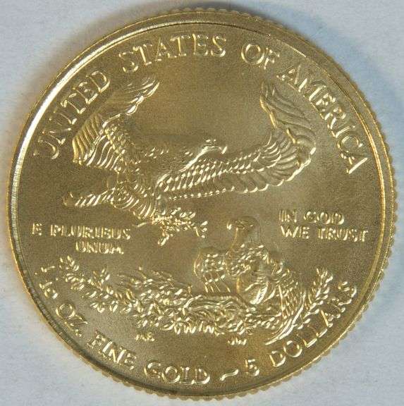 Pristine Superb Gem BU 2016 $5 American Gold Eagle