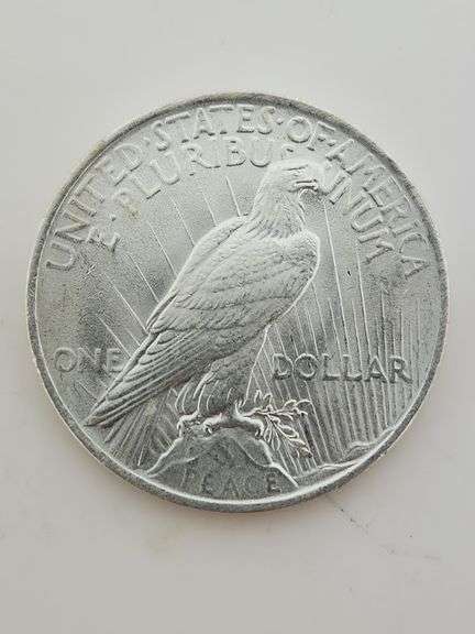 1922 Silver Peace Dollar, UNC