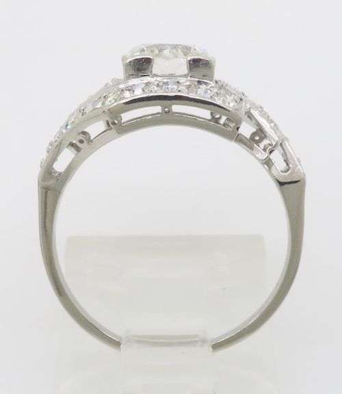 Platinum Vintage Diamond Ring with 1.65CTW of Diamonds