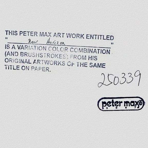 New Horizon by Peter Max