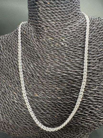 Sterling Silver Italian Love Heart Chain 4.8mm Solid 925 Italy Infinity Promise Necklace 20"