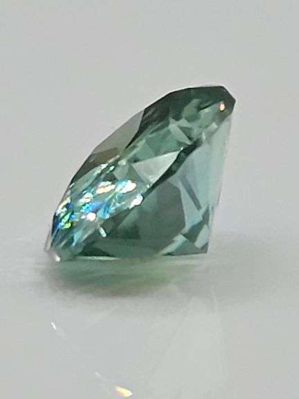 Huge Rare 7.16 Ct  Oval Green Lab Simulated Diamond Solitaire