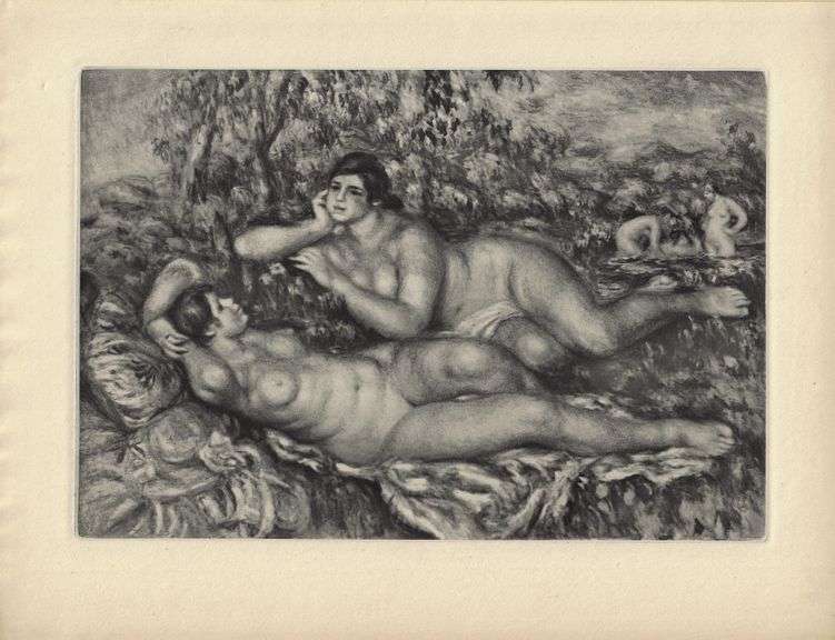 Limited Edition Pierre-Auguste Renoir (After) Original Heliogravure 1919