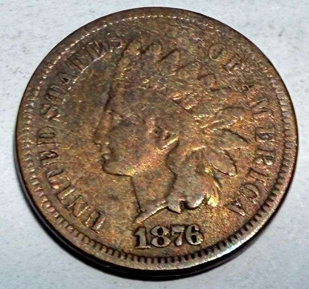 1876 Indian Head Cent