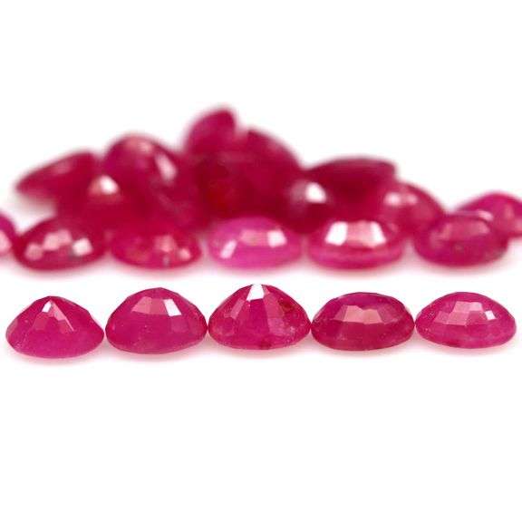 Rare heated only 7.99ct Ruby set from Madagascar