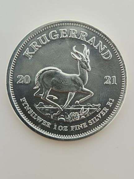 2021 South Africa Krugerrand, 1 OZ. Silver