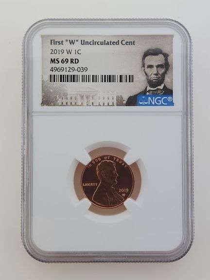 2019 W Lincoln Cent, NGC MS69 RD