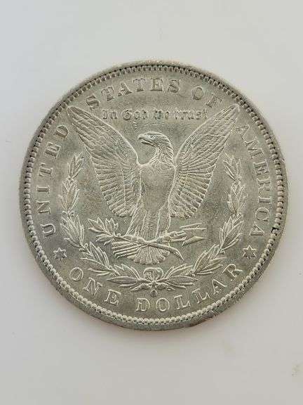 1896 O Morgan Silver Dollar, Cleaned