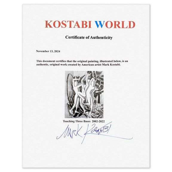 Touching Three Bases by Kostabi Original