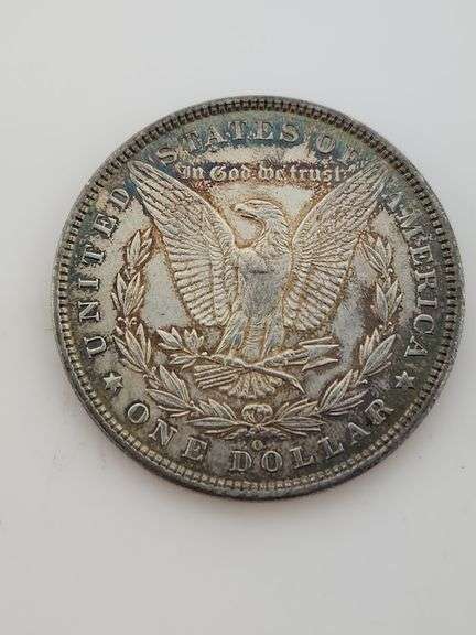 1885 O Morgan Silver Dollar, UNC Toned