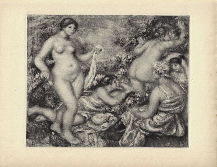 Limited Edition Pierre-Auguste Renoir (After) Original Heliogravure 1919
