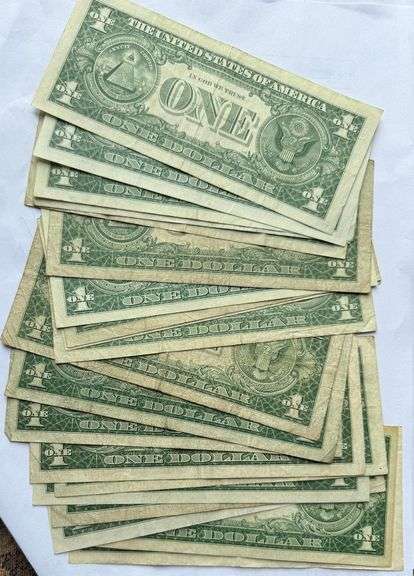 10 1935 &10 1957 Various Series $1 Silver Certificates