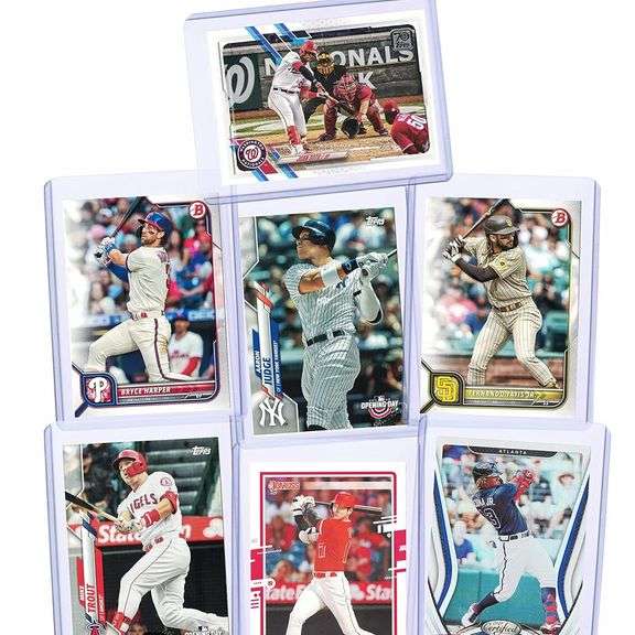 Baseball Superstars Card Pack 7 Licensed Cards