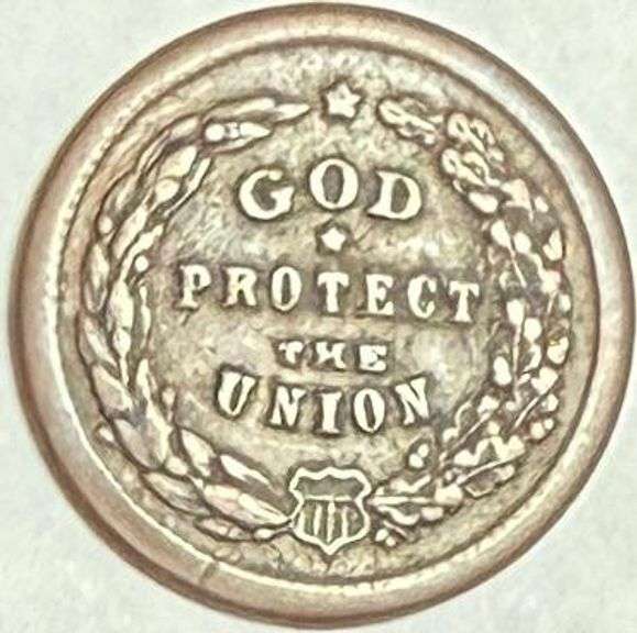 Nice 1863 Patriotic Token