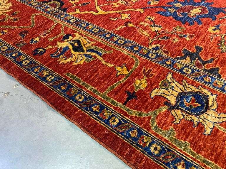 Stunning Fine Mahal Design  Rug 9.4x12