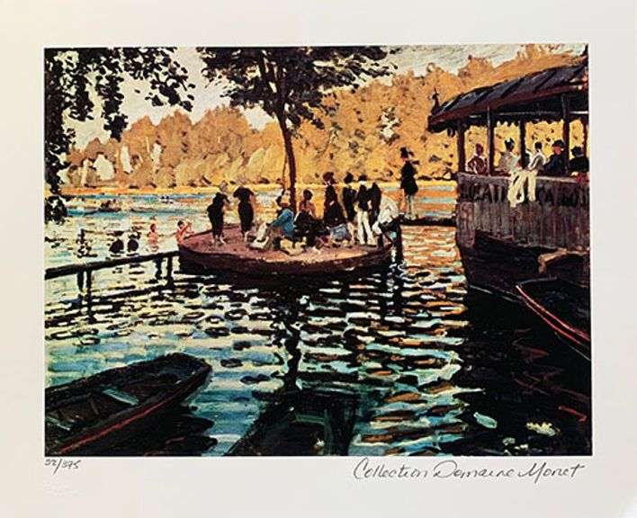 Collectible Limited Edition Claude Monet, La Grenouvillere