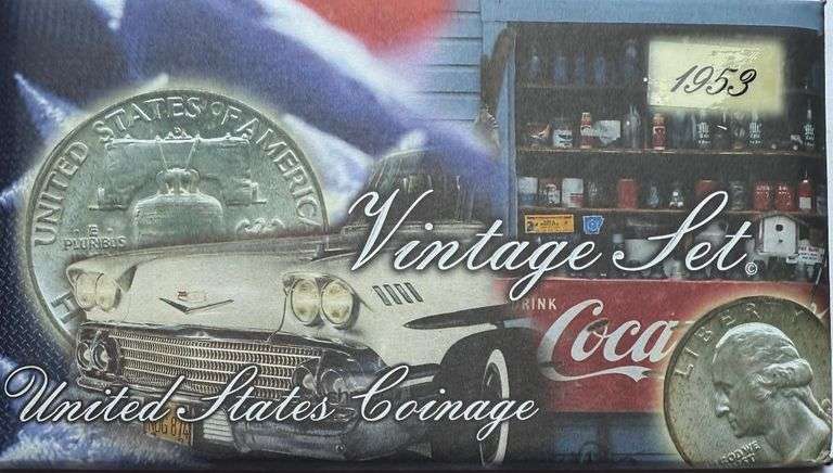 Vintage 1953 BU Year Set. P D S