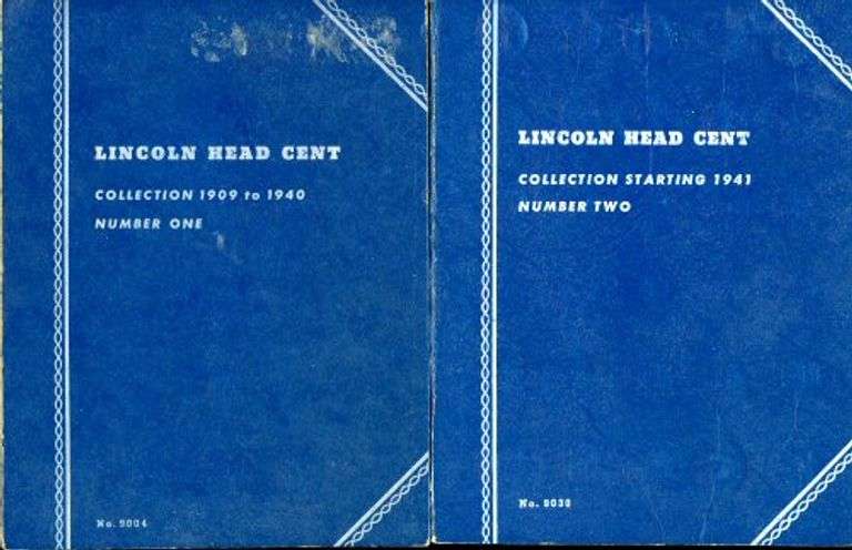 Collection of 175 Lincoln Cents in Albums 1909-1974-S