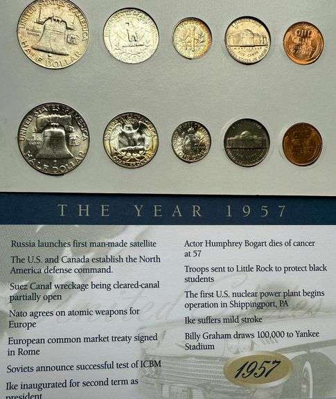 Vintage 1957 BU Year Set
