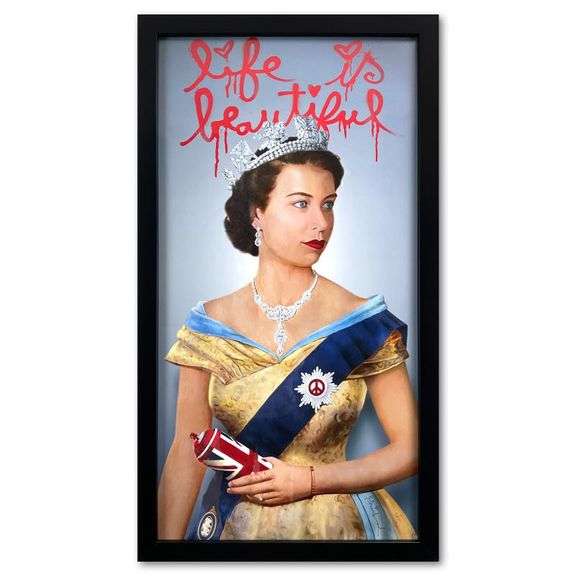 Life is Beautiful by Mr Brainwash,