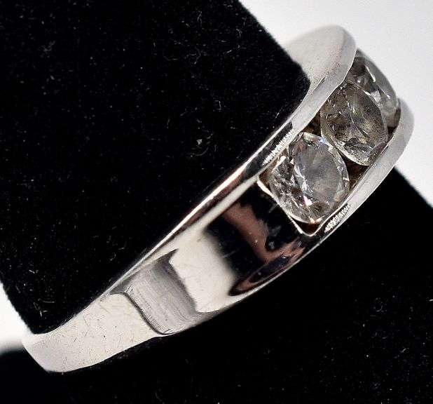 CZ Gemstone Ring in Sterling Silver