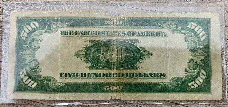 Very collectable 500 Federal Reserve Note