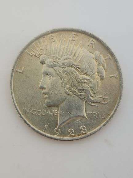 1923 Silver Peace Dollar, UNC