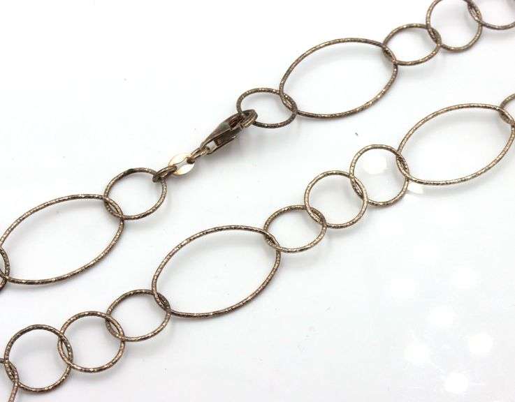 Vintage 925 sterling silver group lot of 7 chain necklaces