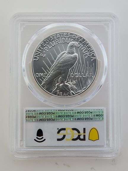 2023 Peace Silver Dollar, PCGS Certified MS70