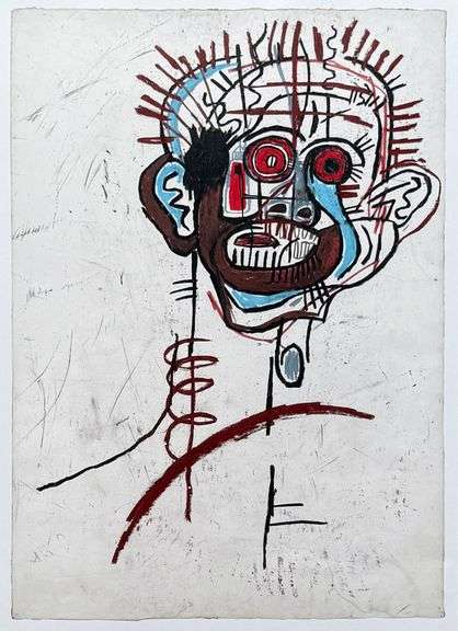 Colorful Jean-Michel Basquiat From 'Symbols and Signs'